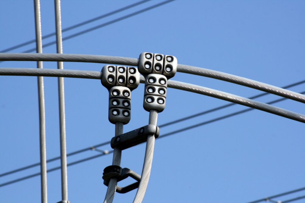 Klemmen montiert auf Leiter